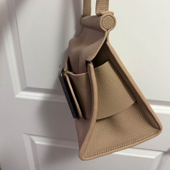 Boyy Karl 24 Soft Leather Satchel Bag Trench Beige $1700 - Picture 5 of 10